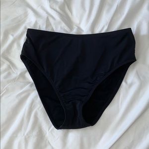 Black High Waisted Swimsuit bikini Bottoms